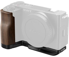SmallRig 4864 L-Shape Mount Plate with Wooden Handle for Sony ZV-E10 II