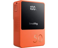Oranžinis SmallRig 4871 V-Mount Baterija Mini VB50 (Oranžinis)