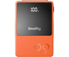 Baterija - SmallRig 4929 VB99 Mini V Mount Baterija 99Wh Oranžinis
