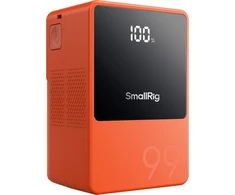 Baterija - SmallRig 4929 VB99 Mini V Mount Baterija 99Wh Oranžinis