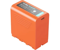 Oranžinis SmallRig 4972 NP-F970 USB-C Rechargeable Camera Baterija Oranžinis
