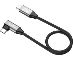 SmallRig 5075 USB-C Data Cable (Straight to Angled, 35cm (40Gbps + 240W + 8K)