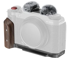SmallRig 5260 L-Shape Mount Plate with Wooden Handle for FUJIFILM X-M5 Juodas
