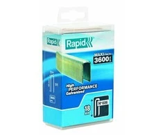 606/18 RAPID 3.6M PP Box Kabės 18mm 3600vnt Kabiamušiams R606, PBS121