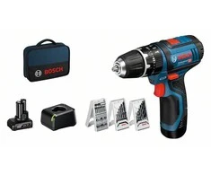 Bosch GSB 12V-15, BG 1x2.0/4.0, 39 ACC, 12V-20