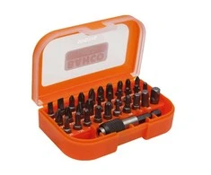Antgalių rinkinys 1/4"x25mm 31vnt (PH,PH2G,PZ,TORX,HEX,SL) su aut.magn.laikikliu, Bahco