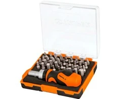 Antgalių rinkinys su mini terkšline rankena 36 vnt Truper®