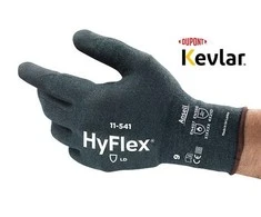 Pjūviams atsparios (D lygis) apsauginės pirštinės Ansell HyFlex 11-541, 11 dydis