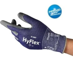 Pjūviams atsparios (C lygis) apsauginės pirštinės Ansell HyFlex® 11-561, dydis 11