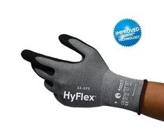 Pjūviams atsparios (D lygis) apsauginės pirštinės Ansell HyFlex® 11-571 ESD, dydis 11