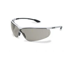 Apsauginiai akiniai Uvex Sportstyle, pilka linzė, supravision extreme (nerasojantys, nesibraižantys) padengimas, baltos/juodos kojelės. Supakuota mažmeninėje kartoninėje dėžutėje 1 vnt