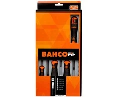 Atsuktuvų rinkinys 6 vnt BahcoFit PH1/2 + plokšti SL3/4/5,5/6,5