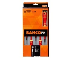 Atsuktuvų rinkinys elektrikui 5 vnt. BahcoFit PH1/2+plokšti SL3/4/5,5 1000V VDE