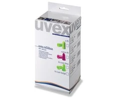 Ausų kamštukai Uvex x-fit papildymo dėžutė skirta one 2 click dispenseriui, 300 porų