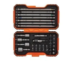 Bahco Antgalių rinkinys su 2 laikikliais 1/4" 35 vnt PH,PH2G,PZ,SL,Hex,TORX 25mm 22 vnt, 150mm 7 vnt