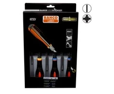 Bahco Atsuktuvų rinkinys ERGO™ kalami 6 vnt - SL3,5/4,5/5,5/6,5; PZ1/2