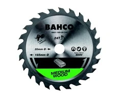 Bahco Diskinis pjūklas medžiui 160x20mm 24H 18°, (16mm adapteris), Belaidiniam pjūklui