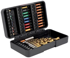 Bahco Impact Torsion Bit Set for Phillips/Pozidriv/TORX® and 7 HSS + TiN drills - 35 pcs