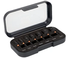Bahco Smūginių magnetinių šešiabriaunių galvučių rinkinys, 1/4 col. – 7 vnt.