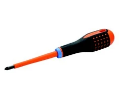 Bahco Izoliuotas atsuktuvas ERGO™ Combi SL6/PZ2x100mm 1000V VDE, automatiniams jungikliams