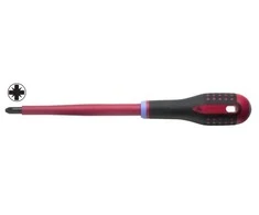 Bahco Izoliuotas atsuktuvas ERGO™ Pozidriv PZ0x75mm 1000V VDE