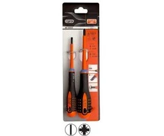 Bahco Izoliuotų atsuktuvų rinkinys ERGO™ Combi 2 vnt - SL5/PZ1; SL6/PZ2 - 1000V VDE