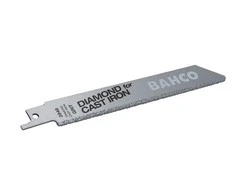 Bahco Karbidinės tiesinio pjūklo geležtės su deimantiniu grūdėtumu 150mm*1,23mm ketui, plytelėms ir keramikai 2vnt