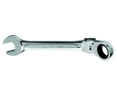 Bahco Kombinuotas terkšlinis reversinis raktas su lanksčia galva 19mm