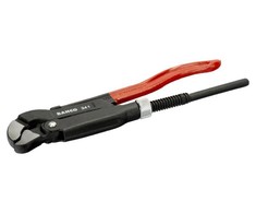Bahco Reguliuojamas vamzdinis raktas. Bendras ilgis 530mm. Max 2". Ypač atsparus dėvėjimuisi dėl indukcinio dantų grūdinimo, neslystantys dantys