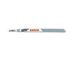 Bahco Siaurapjūklio geležtės 1,25x132mm PR-Bimetal, T-fiksatoriuis, 3-65mm medienai ir metalui 5vnt.