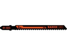Bahco Siaurapjūklio geležtės, atbuliniais dantukais, laminatui 1,5x100mm 10TPI Carbon, T-fiksatoriuis, 5-30mm medienai 5vnt.