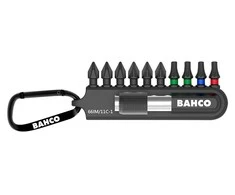 Bahco Smūginių antgalių rinkinys 25mm, 11vnt, su karabinu, PH,PZ,TORX + laikiklis