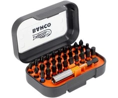 Grąžtas Bahco Smūginių antgalių rinkinys Slotted/ Phillips/Pozidriv/TORX