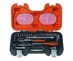 Bahco Galvučių ir antgalių rinkinys 4-13mm 29 vnt 1/4”