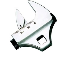 Bahco „Square Drive Crowfoot“ reguliuojamas raktas 0-29mm / 0-1.1/8" 3/8"
