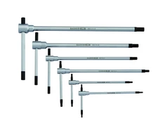 Bahco T-formos HEX raktų rinkinys su slankiaja rankena, 6 vnt. *125-250mm, 2,5-3-4-5-6-8mm