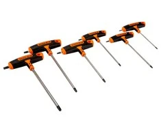 Bahco T-formos TORX raktų rinkinys, 6vnt, T10-T15-T20-T25-T30-T40