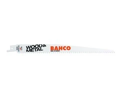 Bahco Tiesinio pjūklo geležtės Sandflex Bi-Metal 300mm*1,3mm SL 8/12TPI, Medienai ir metalui 5vnt