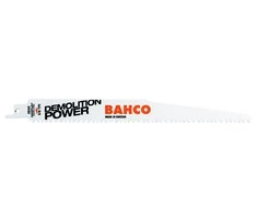 Bahco Tiesinio pjūklo geležtės Sandflex Bi-Metal 228mm*1,6mm DSL 5/8TPI, medžiui ir metalui su vinimis 2vnt