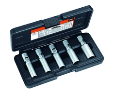 Bahco universalus pakaitinimo žvakių dvišešių lizdų rinkinys 8-14mm 1/4" 5 vnt.