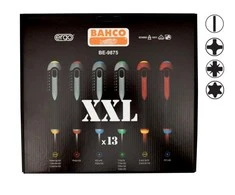 Bahco XXL Atsuktuvų rinkinys ERGO™ 13 vnt - SL2,5/3,5; PH1 1000V VDE; SL4,0/5,5/6,5; PH2; PZ1/2; T10/15/20/25
