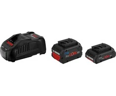 Akumuliatoriai + pakrovėjas Bosch GBA 18V / 4.0Ah ProCORE 18V + 5.5Ah ProCORE 18V + GAL 1880 CV