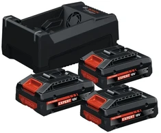 Bosch ST Starter Set 3x4 EXBA, GAL 12V/18V-80, CT