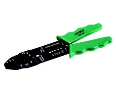 Užspaudimo replės 220mm neizoliuotiems terminalams, kerpa M2.6-M5.0. nužievina 0.75-6.0 mm2. Irimo blisteryje