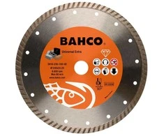 Deimantinis diskas betonui, turbo, Bahco 125x2,5x22,23mm