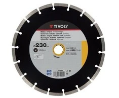 Deimantinis diskas Tivoly segment 230x22,2x2mm