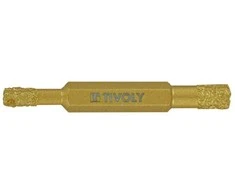 Deimantinis grąžtas plytelėms ir marmurui TIVOLY, su parafinu, "Heavy duty", Hex kotelis (Ø) 6/8 mm