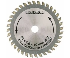 Pjovimo diskas Proxxon; 80x1,6x10,0 mm; Z36