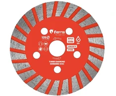 Ferra turbo deimantinis šlifavimo diskas, Ø125mm