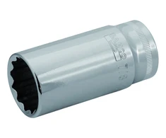 Galvutė dvylikakampė, prailginta A7402DZ 7/16", kvadratas 3/8" Bahco